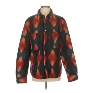 Kardo Ajrakh Men’s XS Handmade Heavy Overshirt Jacket Made In India